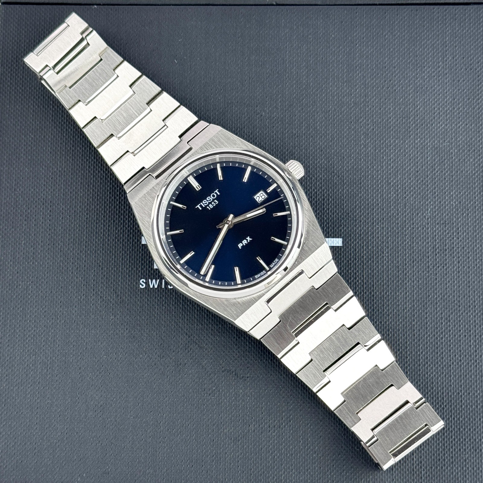 Tissot PRX 40MM Stainless Steel Blue Dial Quartz Men’s Watch T137.410.11.041.00