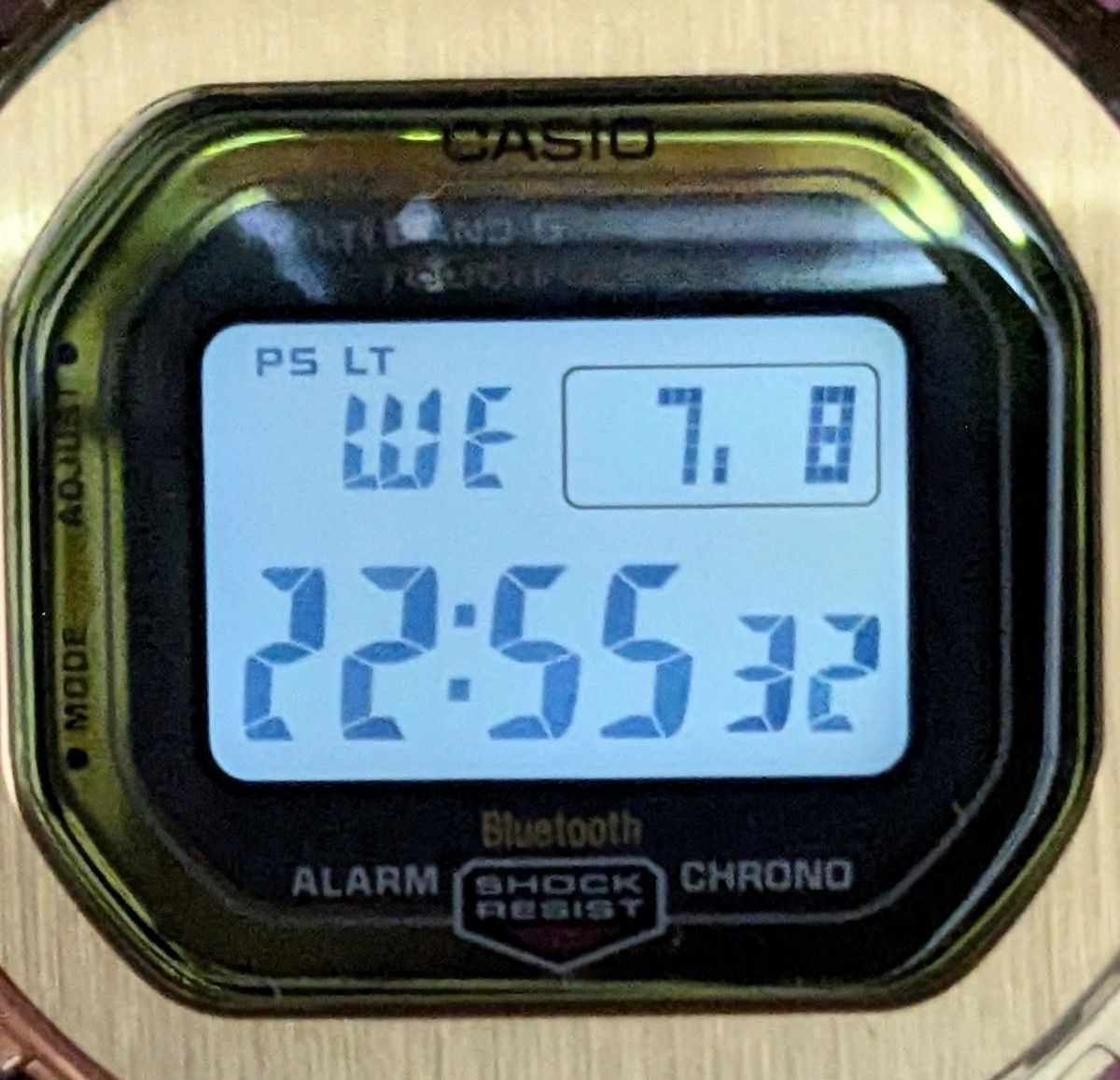 until the 28th of this month item new exterior G SHOCK GW B5600 full metal radio