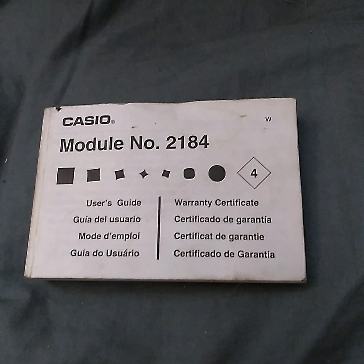 PB6 – Casio Module No. 2184 User’s Guide [User Manual]