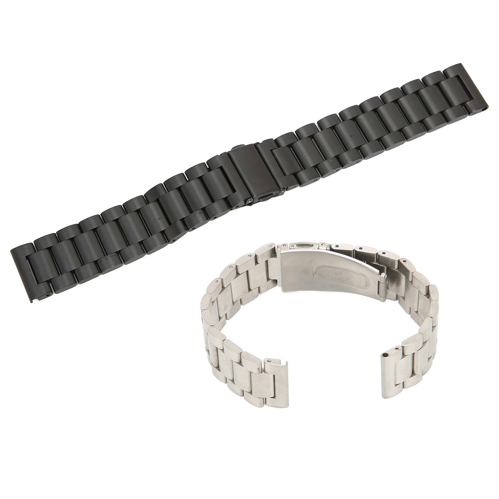 Smartwatch Band 20mm Double Buckle Wrist Strap Matel With Watch Pin For