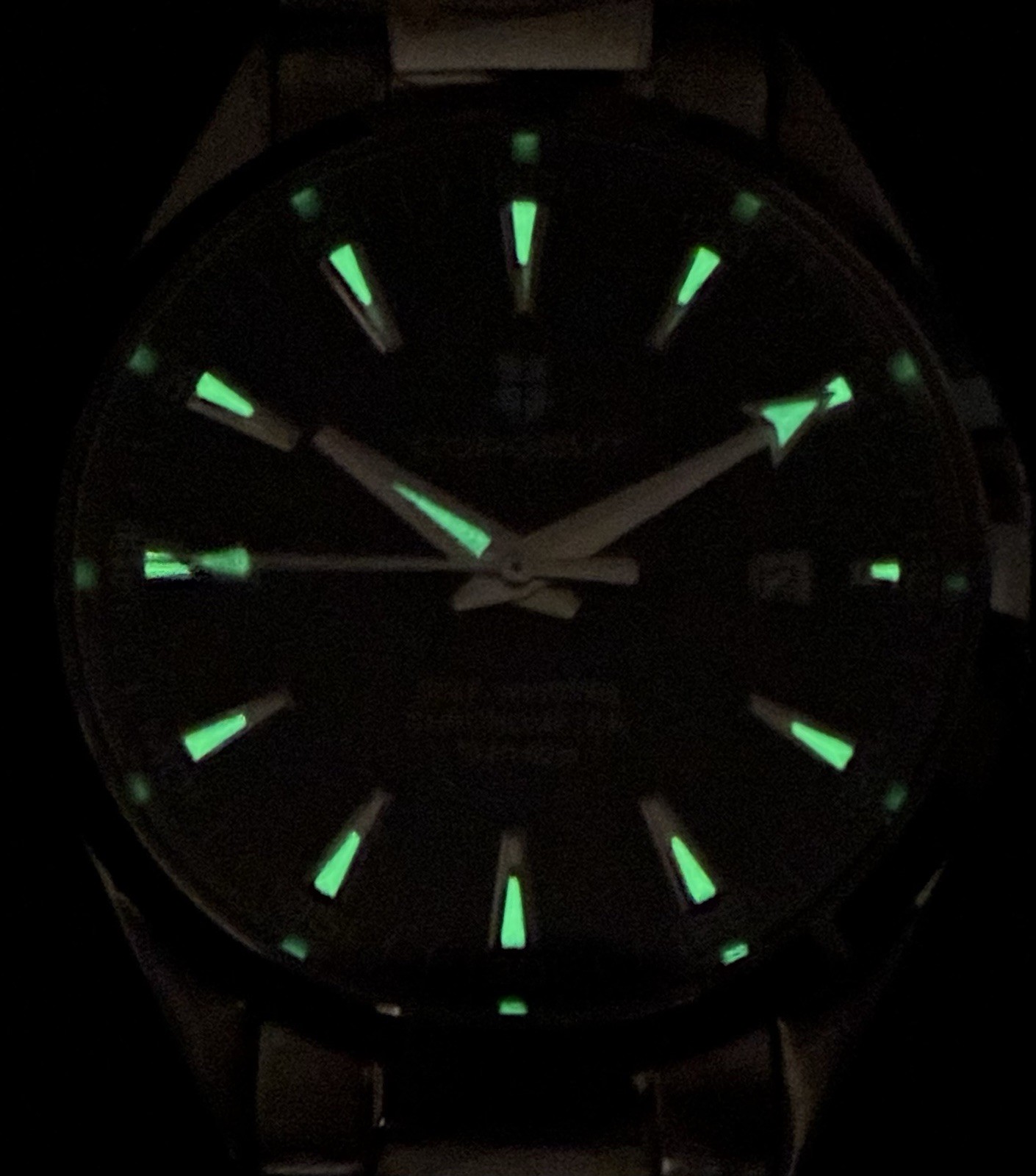 CORGEUT AUTOMATIC SAPPHIRE 41MM BLACK TEAKED DIAL OCEANMASTER STAINLESS STEEL
