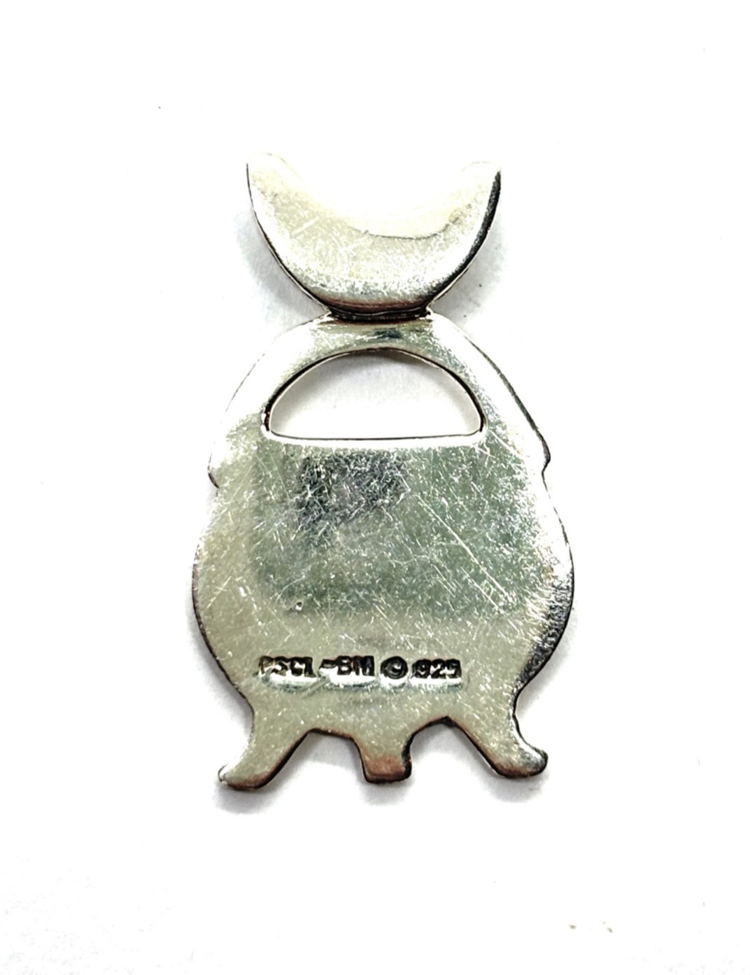 PSCL Peter Stone Sterling Silver Cauldron Pendant With Pentacle
