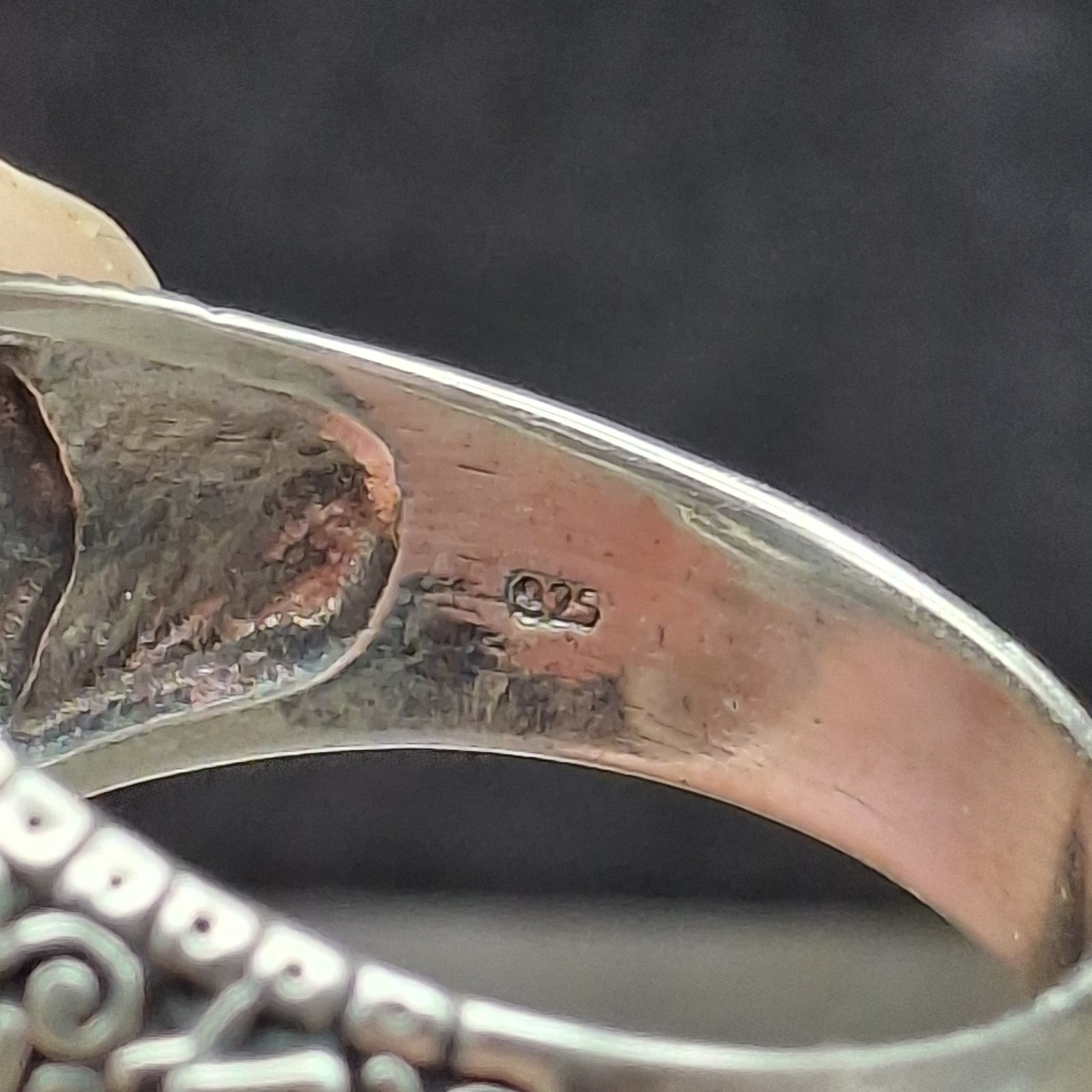Men’s 925 Sterling Silver Viking Ship Ring Norse Longship Oxidized Sz 12.5