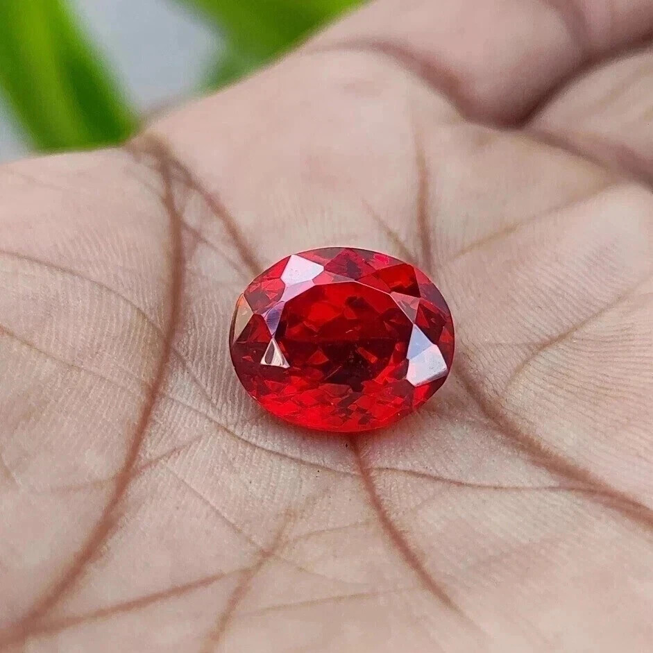 BURMA Pigeon Blood Red Ruby Unheated 10-12 Ct Natural Certified Loose Gemstone