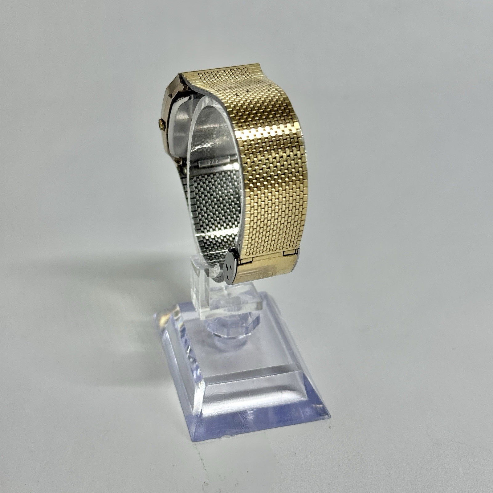 AUREOLE SW-247 Analog Quartz Gold Tone Men Vintage Watch W589 *WORKING