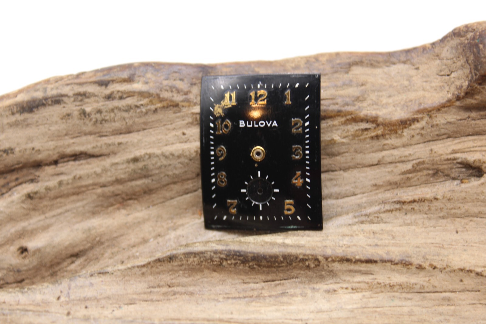 BULOVA TANK WATCH DIAL 19.2×24.7mm ARABIC NUMERAL INDICES (FM)