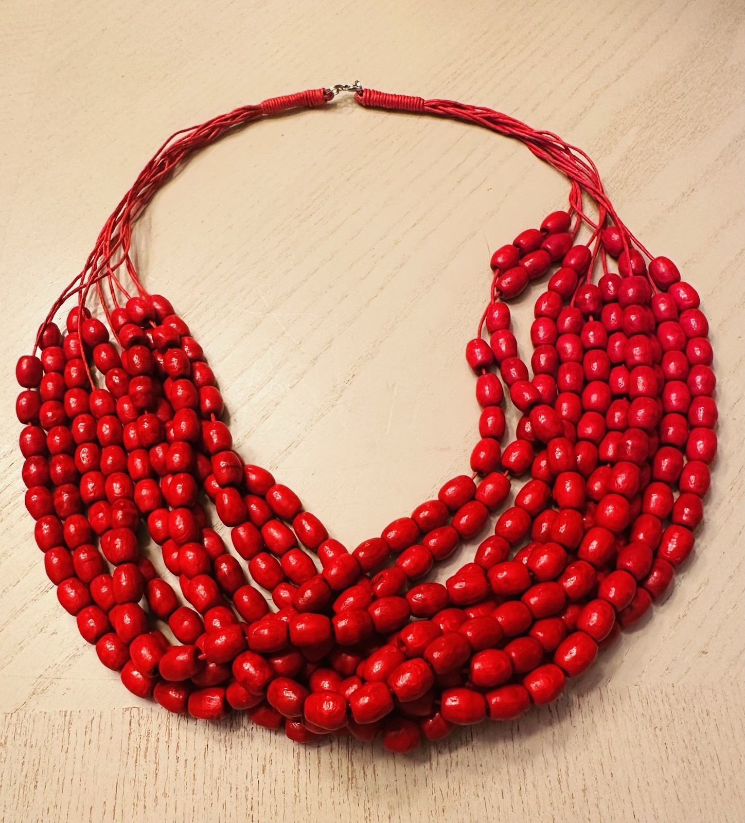 Ukrainian Traditional Wooden Necklace