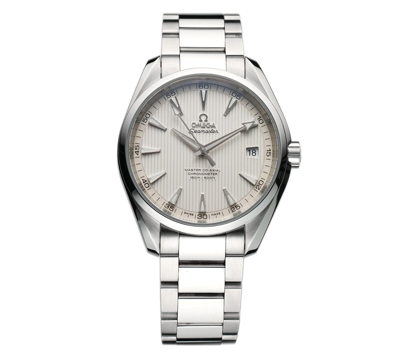 Omega Seamaster 41mm Aqua Terra 150mm Steel Silver Teak Dial 231.10.42.21.02.003