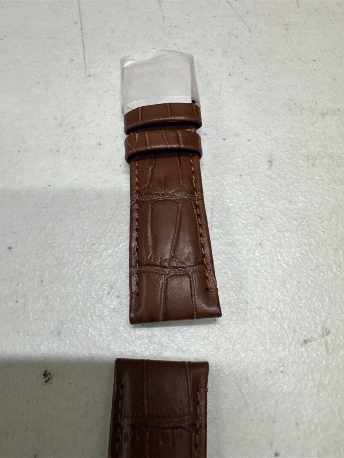 Lot of 10 – Brand NEW- 22mm Genuine Leather Brown Watch Bands