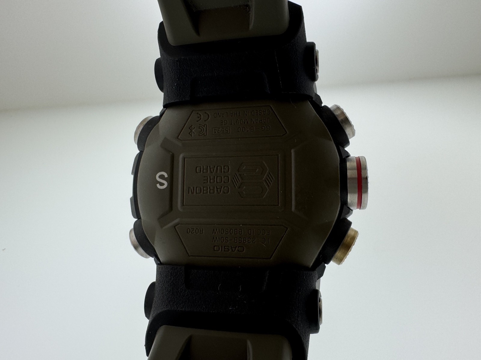 Casio G-Shock WATCH GG B100 1A3 COMPASS GREENISH BLACK BENZEL DISPLAY SAMPLE 61