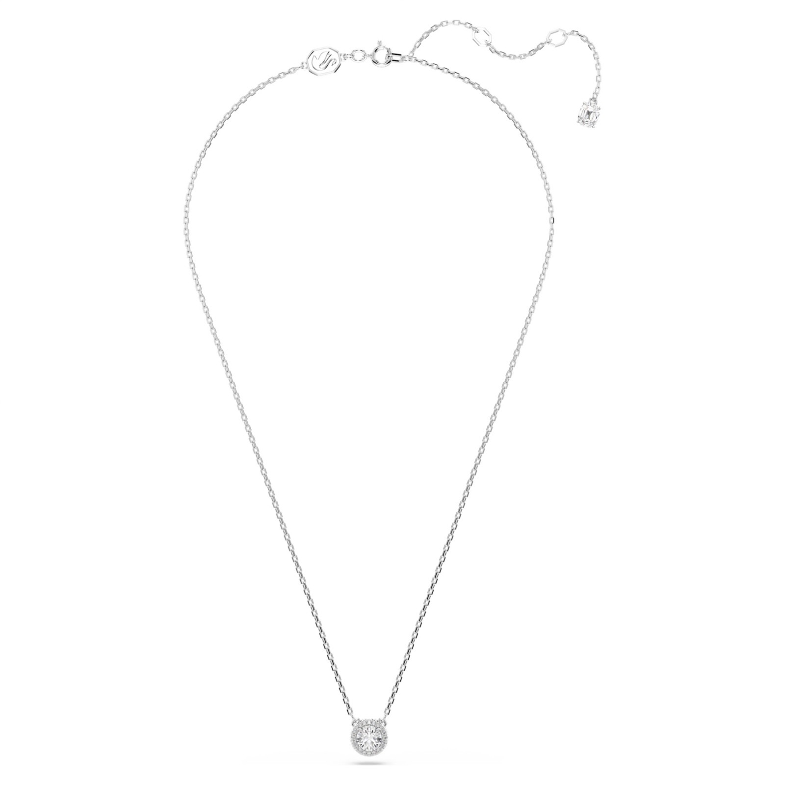 SWAROVSKI Una Angelic pendantRound cut, Pavé, White, Rhodium plated$ 139