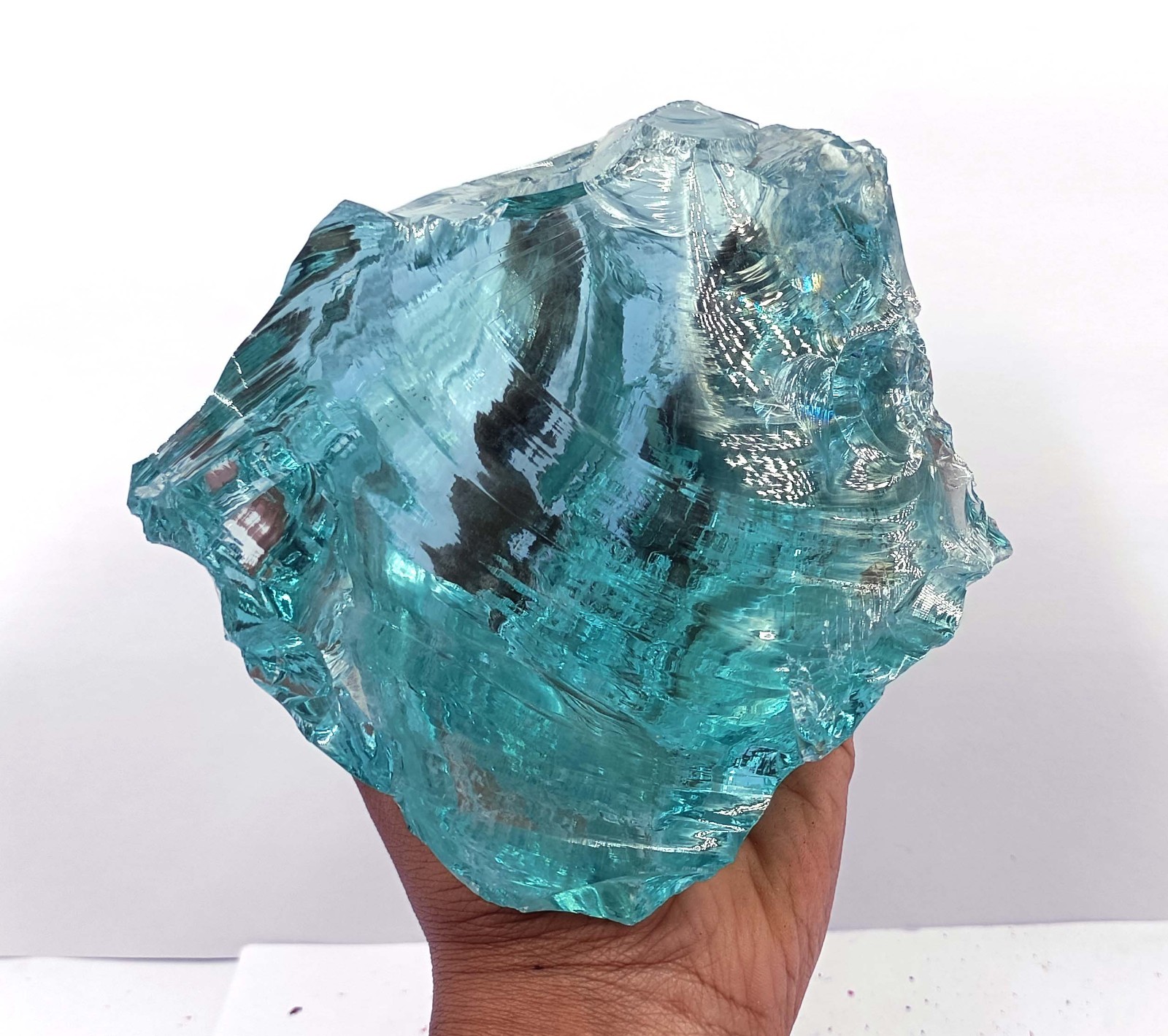 4274.0 Ct Natural Sky-Blue Aquamarine Rough Transparent EGL Loose Gemstone 6YGK
