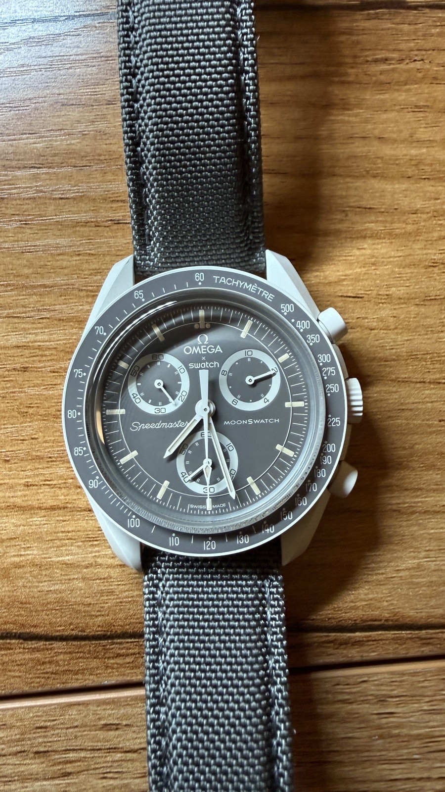 OMEGA x Swatch MoonSwatch Mission on Earth Desert Chronograph Quartz Watch