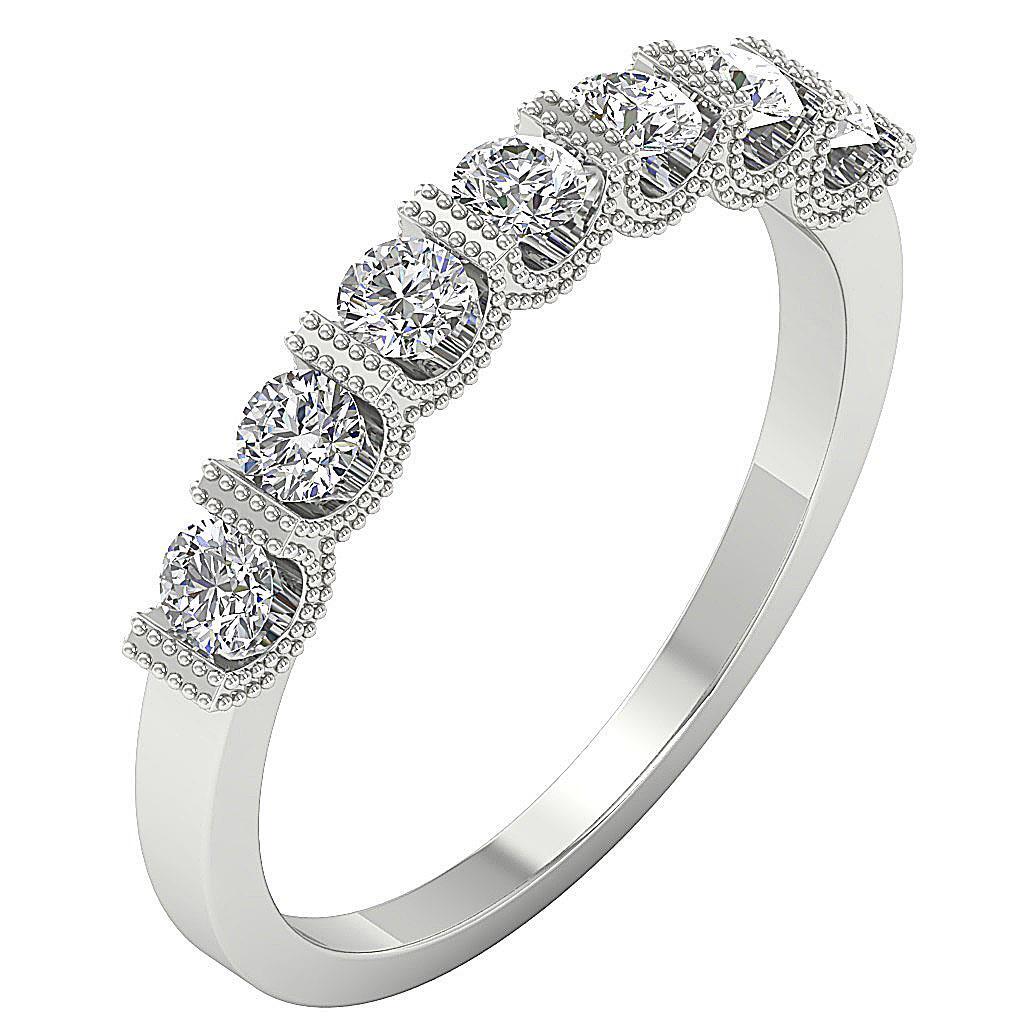 Lab Grown Diamond VS F 0.75 Ct 14K Yellow Gold Engagement Wedding Ring 3.35 MM