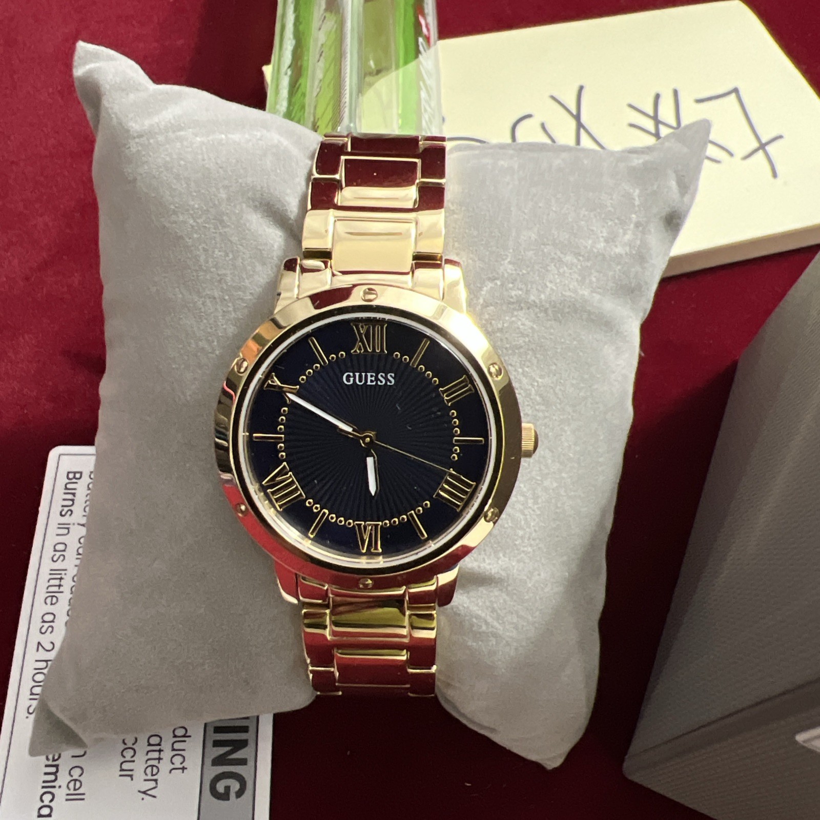 Guess Damen Uhr Armbanduhr DAWN GW0404L4 Edelstahl gold 34mm