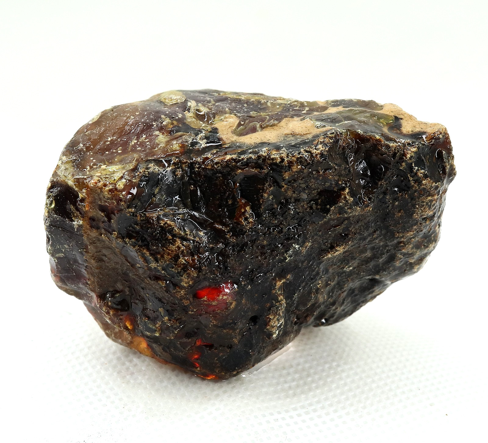 Natural Honey Baltic Amber Untreated Specimen Certified Rough Gemstone 233 Ct.