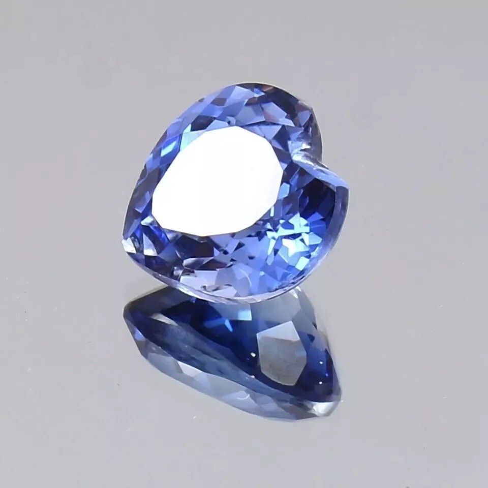 Certified 10.23 Ct Natural Kashmiri Blue Sapphire Heart Cut Loose Gemstone AAA