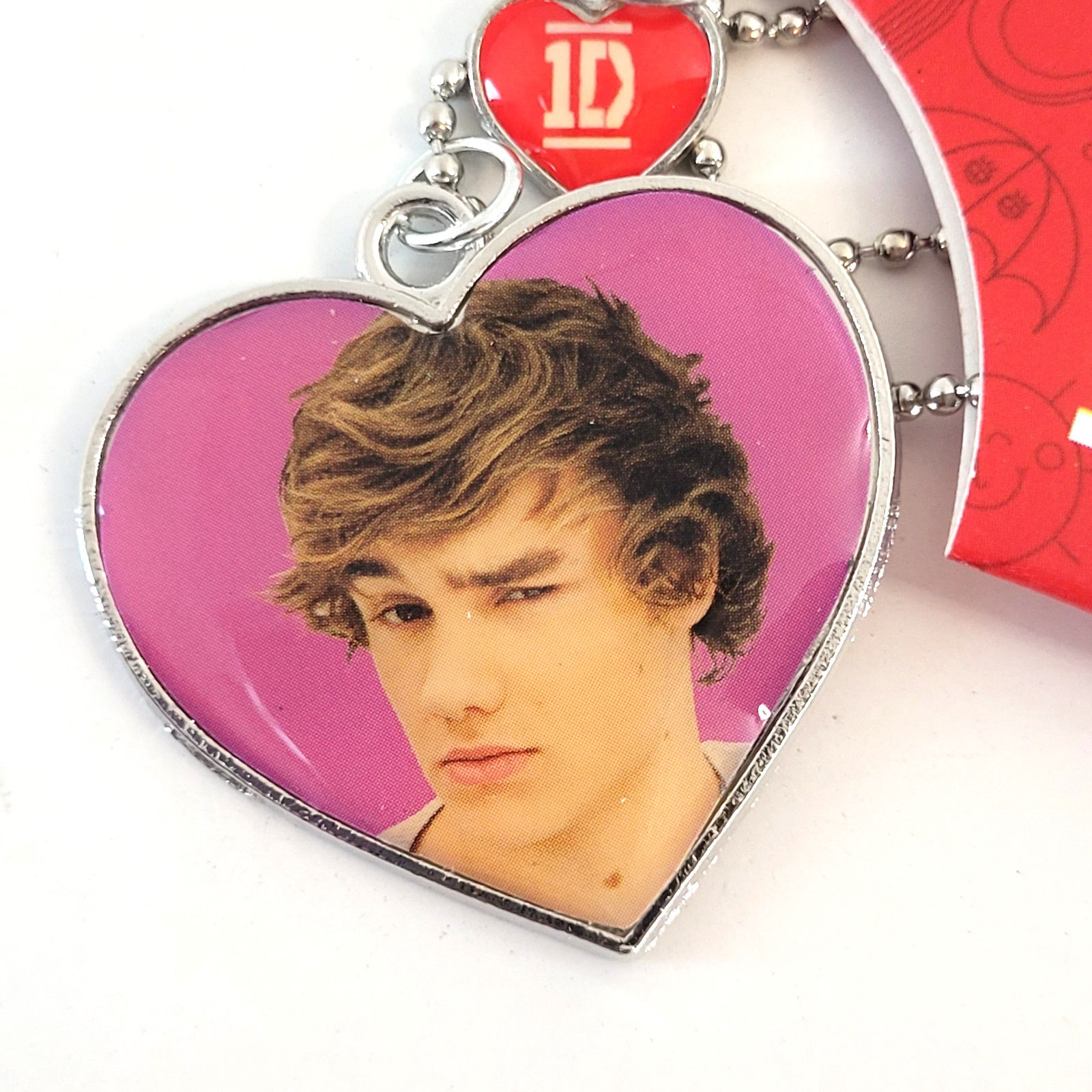 One Direction 1D LIAM Pendant Necklace Heart Charm – NEW
