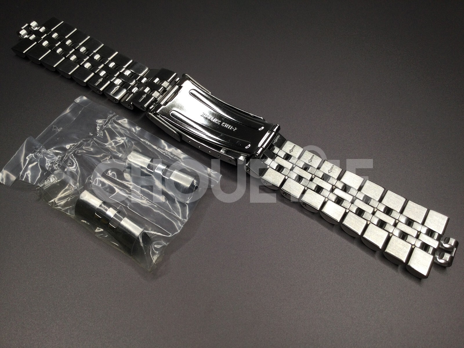 Seiko SKX007, SKX009 22mm Jubilee Stainless Steel Bracelet with PINS – 44G1JZ –