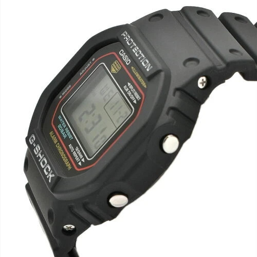 Unused CASIO G-SHOCK DW-5600RL-1JF Black Red Quartz Men Watch in Box