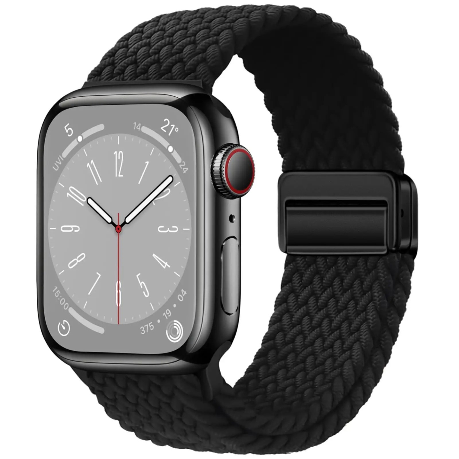 Braided Magnetic Watch Band Strap 38-49mm Bracelet Smartwatch Sport