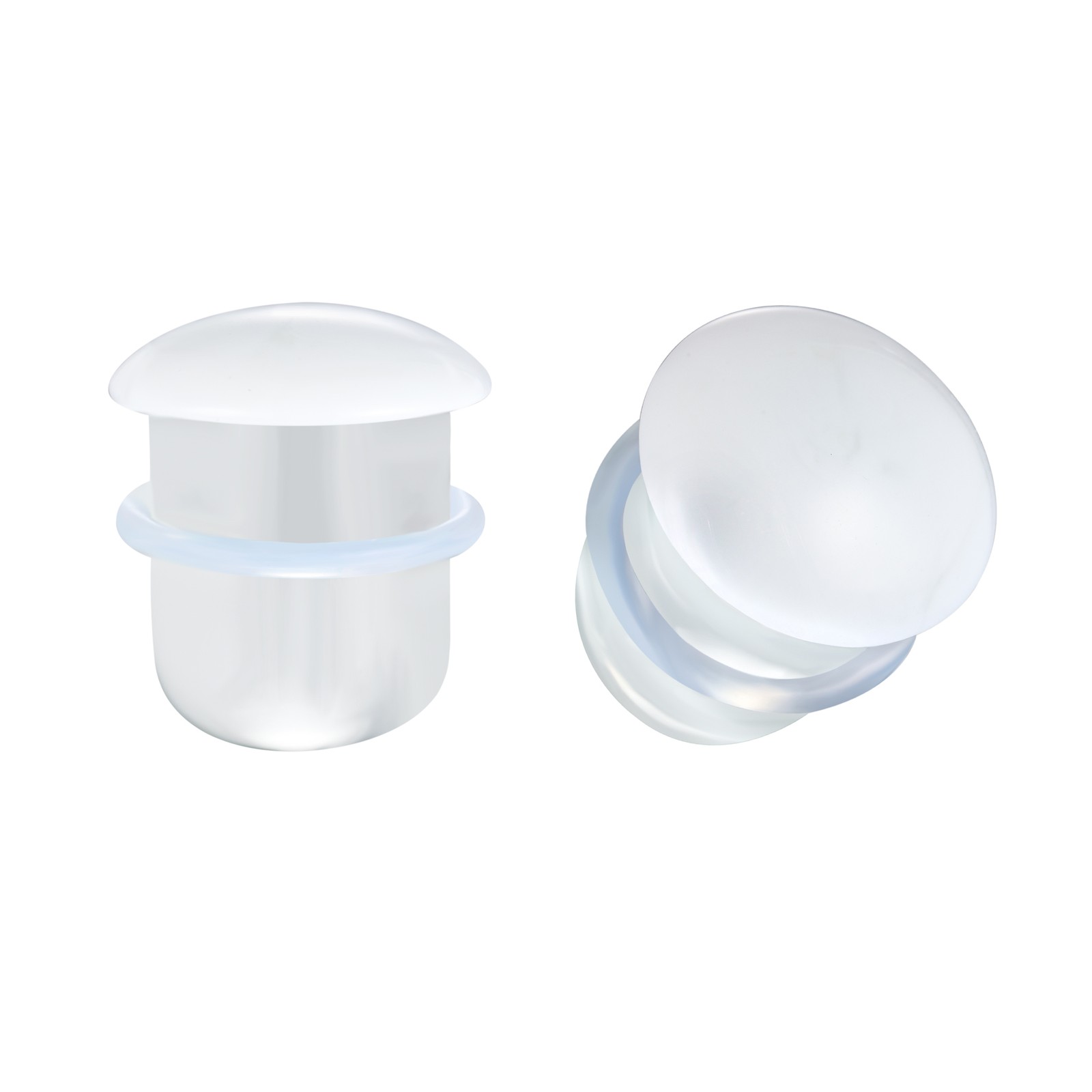 Single Flare Plugs Tunnels Glass Ear Gauges Ear Lobe Stretching Piercing 3-25MM
