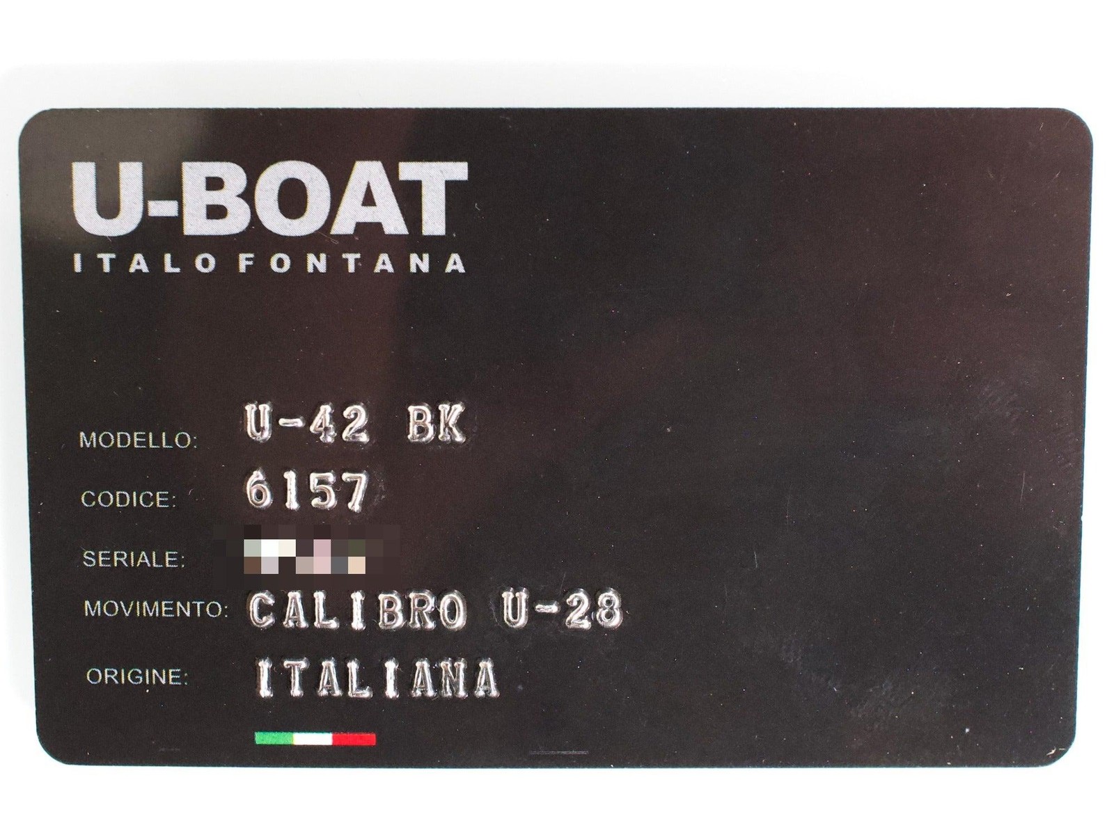 U-Boat U-42 Italo Fontana 53MM Limited Edition Titanium Automatic Limited to 99