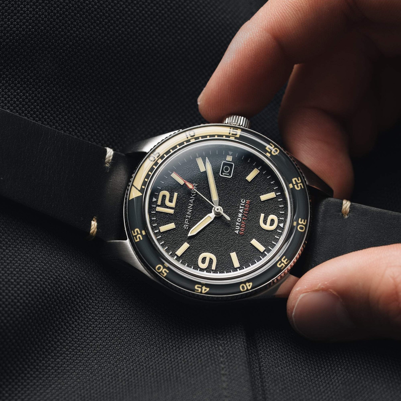 Spinnaker Fleuss Stainless Steel 43mm Japanese Automatic Wristwatch