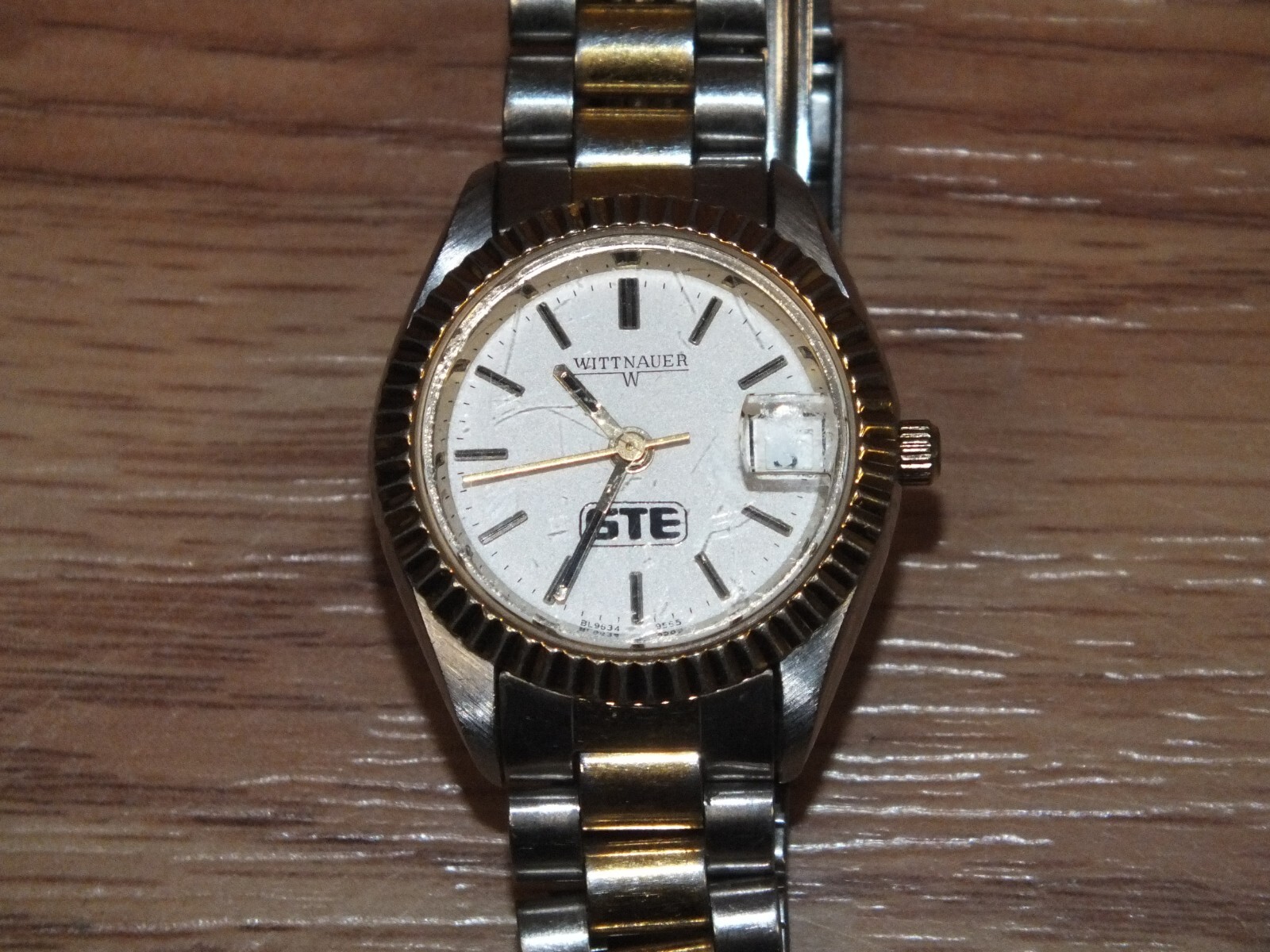 Vintage Wittnauer GTE General Telephone Electronics Employee Gift Wrist Watch