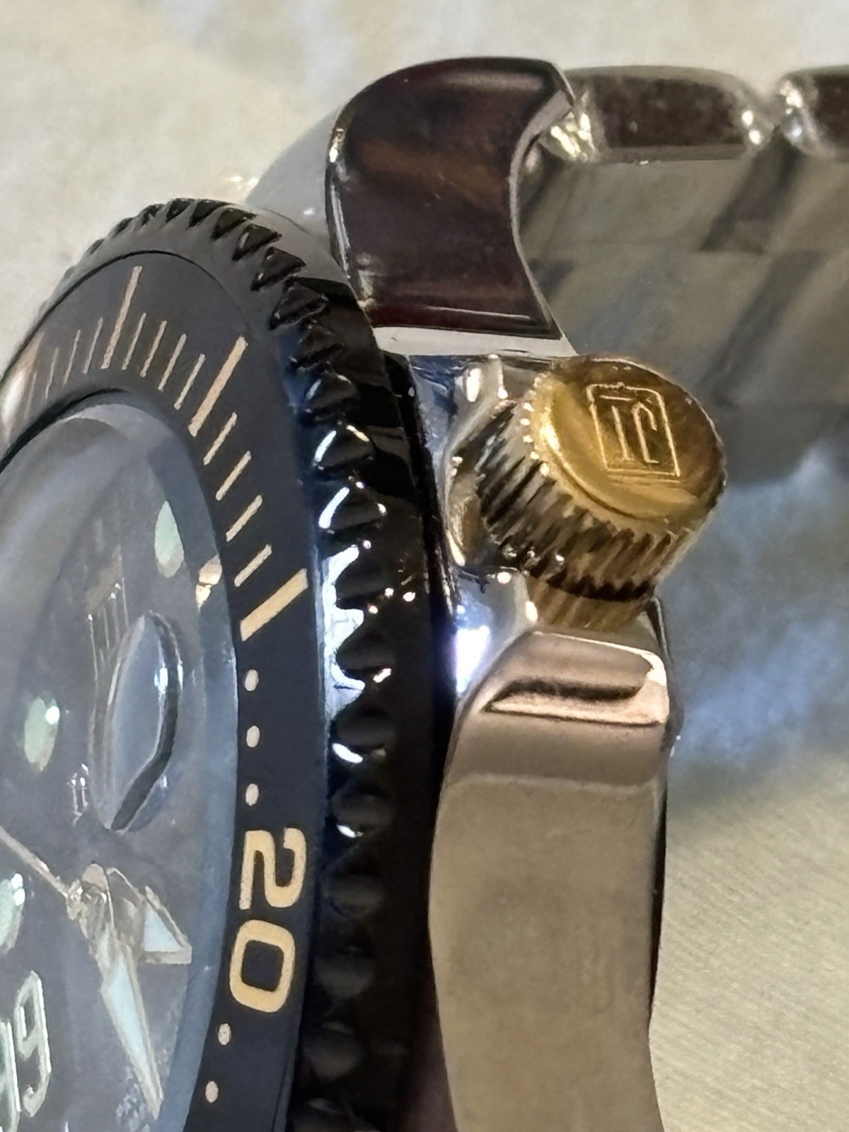 Invicta Jason Taylor Men’s Automatic Watch Black/Gold SS model 30212