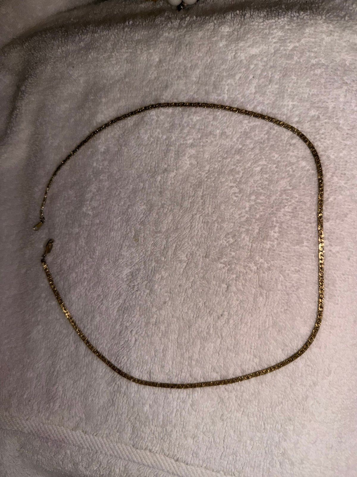 Vintage 20″ 14KGP Gold Plated Snake Chain Necklace