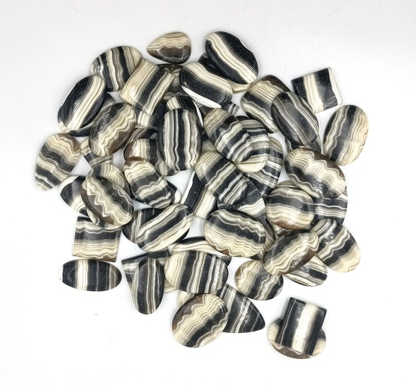 Quality Zebra Onyx Gemstone Cabochon Fancy Gemstone Jewelry Making 71318