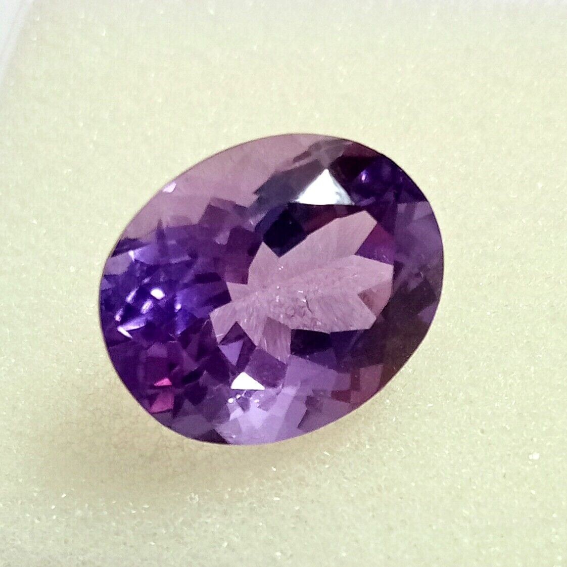 Wonderful Amethyst Size 12-14 Ct EGL Certified Natural Oval Cut Loose Gemstone
