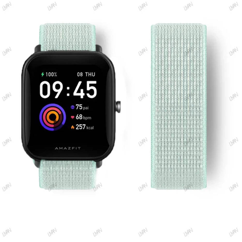 20mm/22mm watch band For Amazfit GTR/GTS 4-3-2-2e/GTR 42mm-47mm/bip-U-S-lite Nyl