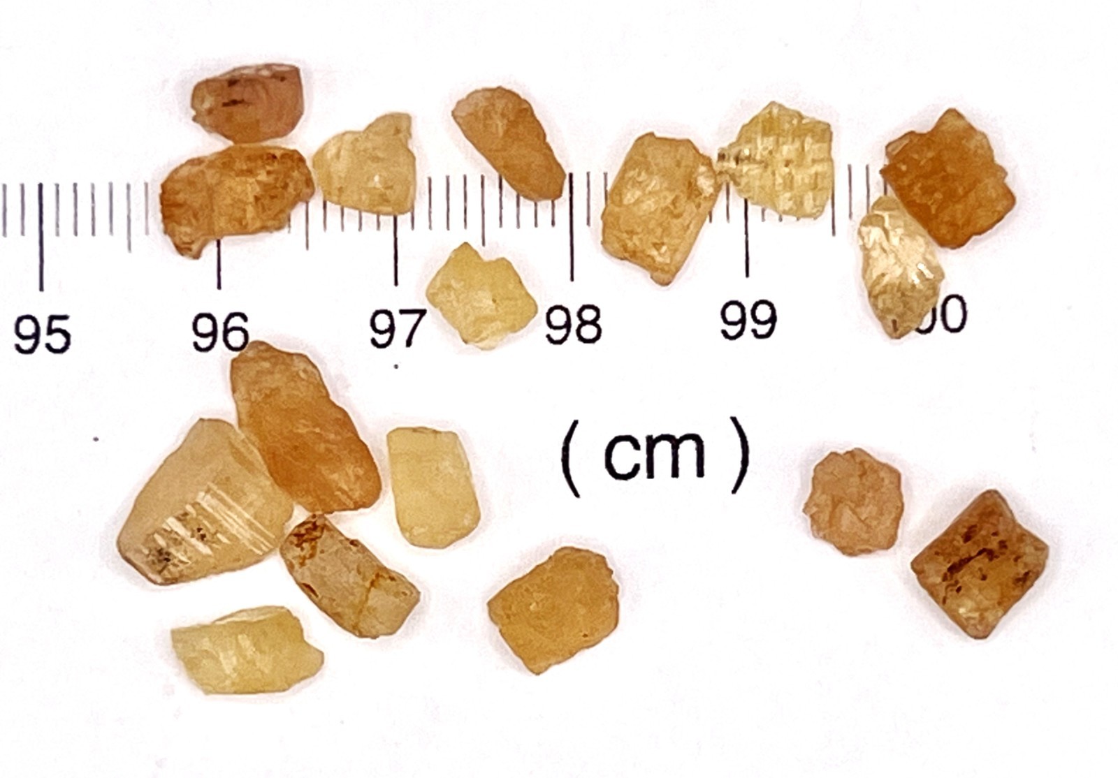 Raw Imperial Topaz Lot 21 Stones Natural Untreated –Total 5g – Brazil – IR09