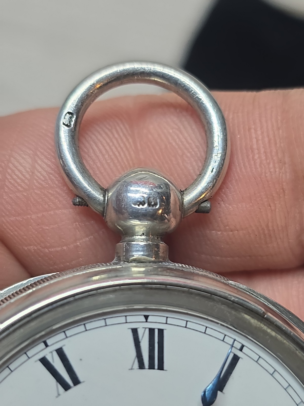 Solid Silver Cased American Waltham USA Traveler Pocket Watch 5cm Working