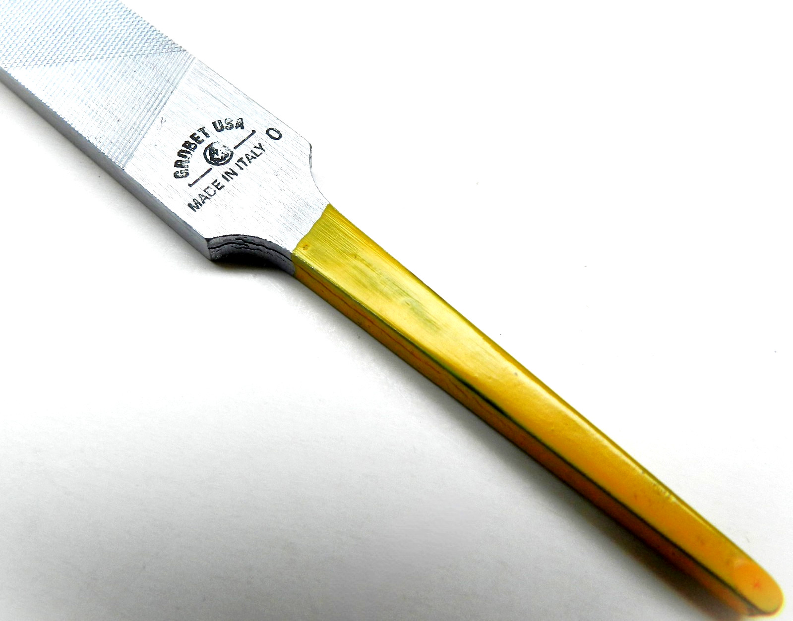 Pillar File Grobet Inox Parallel 6″ Cut 0 Pillar Hand Files Platinum / Stainless