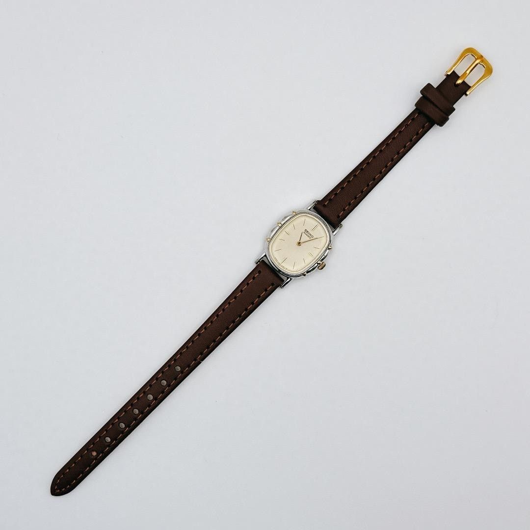 Working Battery Belt replacement SEIKO Soci ladies wristwatch oval