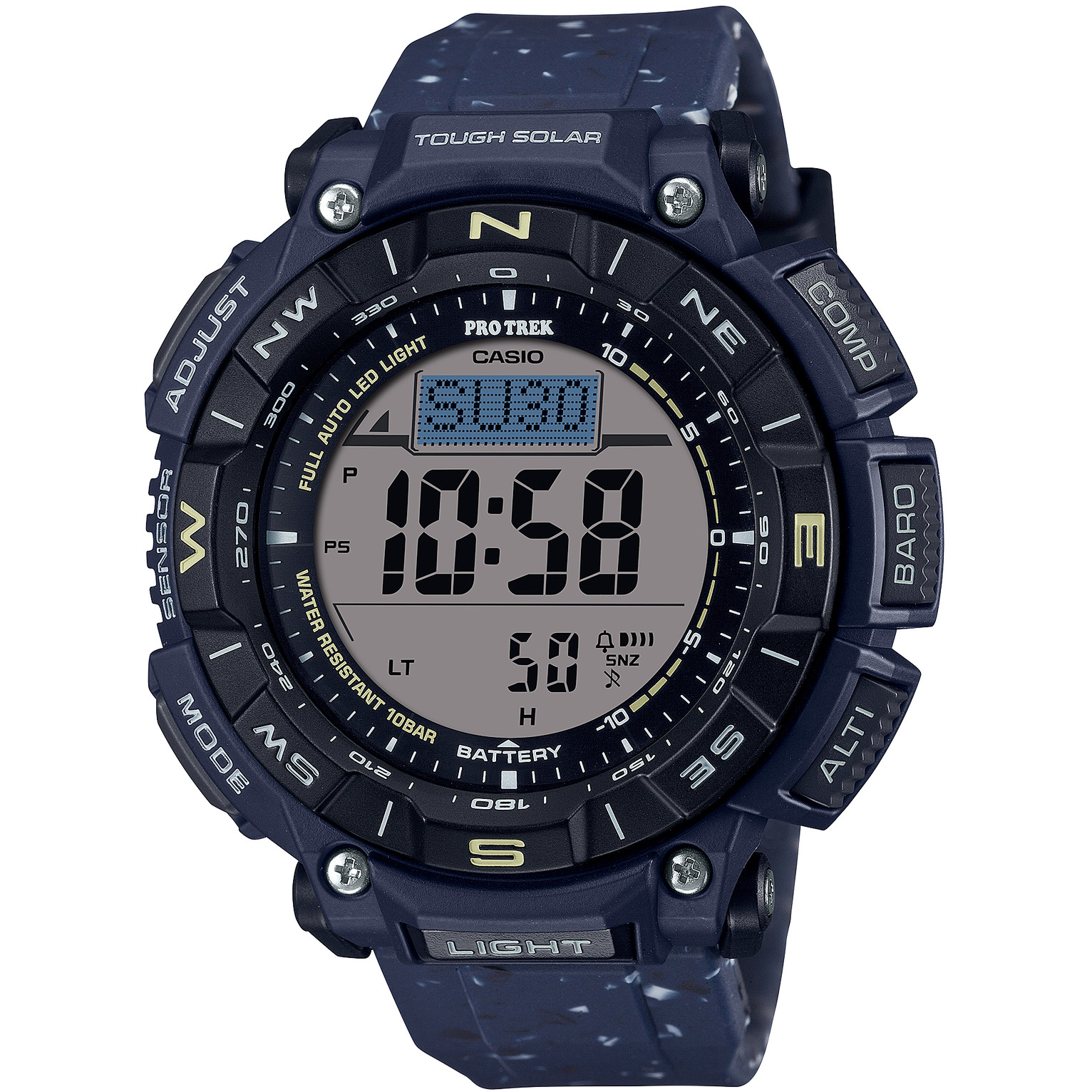 Casio PRO TREK PRG-340SC-2JF Quartz Gray Dial 51.7 mm Watch