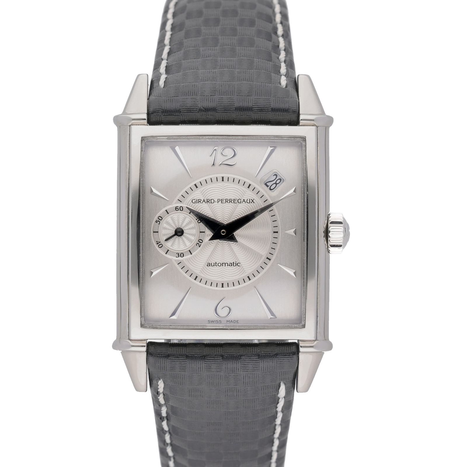 Girard Perregaux Vintage 1945 25932 with 28mm Steel case and Silver dial. Exc…