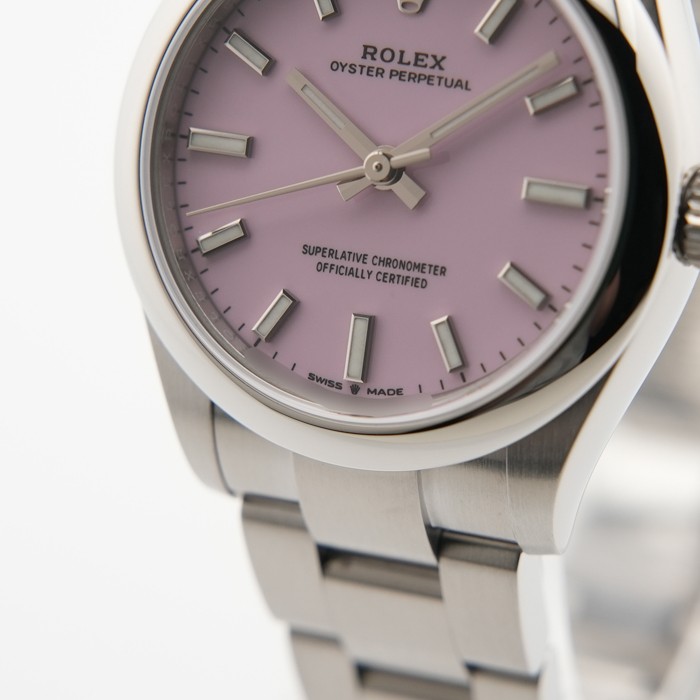 ROLEX Oyster Perpetual 31 277200 Candy Pink Warranty 2021 Box/Paper