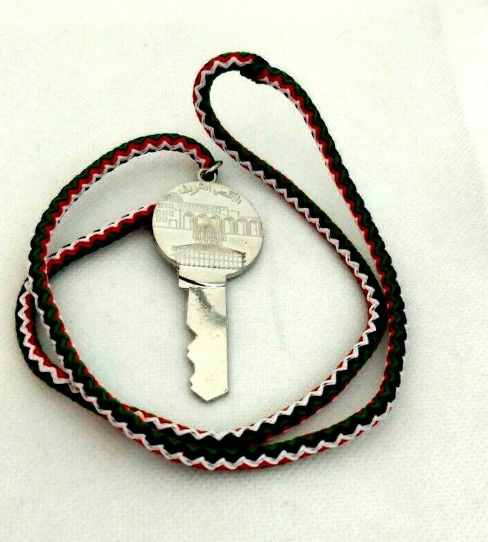 Palestinian 1948 Handala key Necklace with al Aqsa ,, details in description