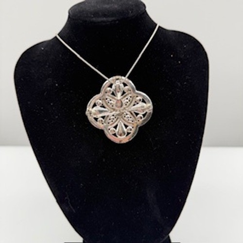 Silver Pendant for Necklace or Lapel Pin: Premier Designs: Chain Not Included