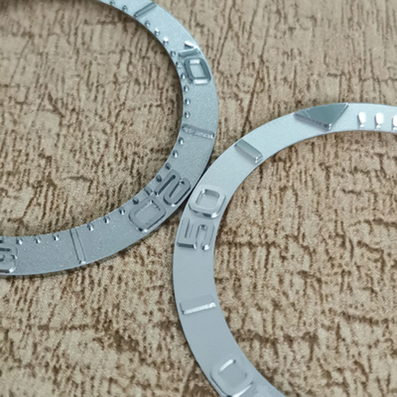 OD 38mm SUB Convex Word Ceramic, Steel Bezel For Water Ghost 40MM Watch Case