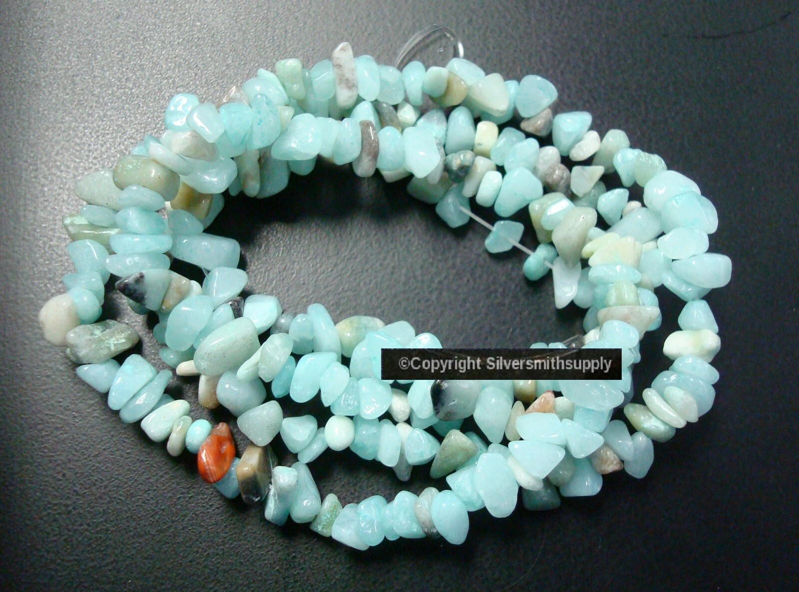 Amazonite chip beads 7x3mm semiprecious STONE beads 250pcs 32 in strand BS019
