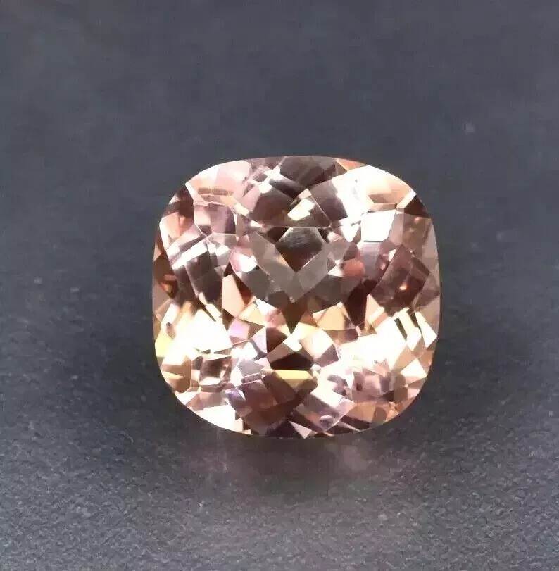 Pink Morganite 13x13mm Cushion Cut 10-12 Ct Madagascar Natural Loose Gemstone