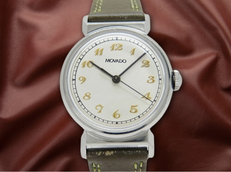 Movado Acbatique Cal.150MN SS FB/Francois Vogel 15Jewels Manual Silver 30mm Men’