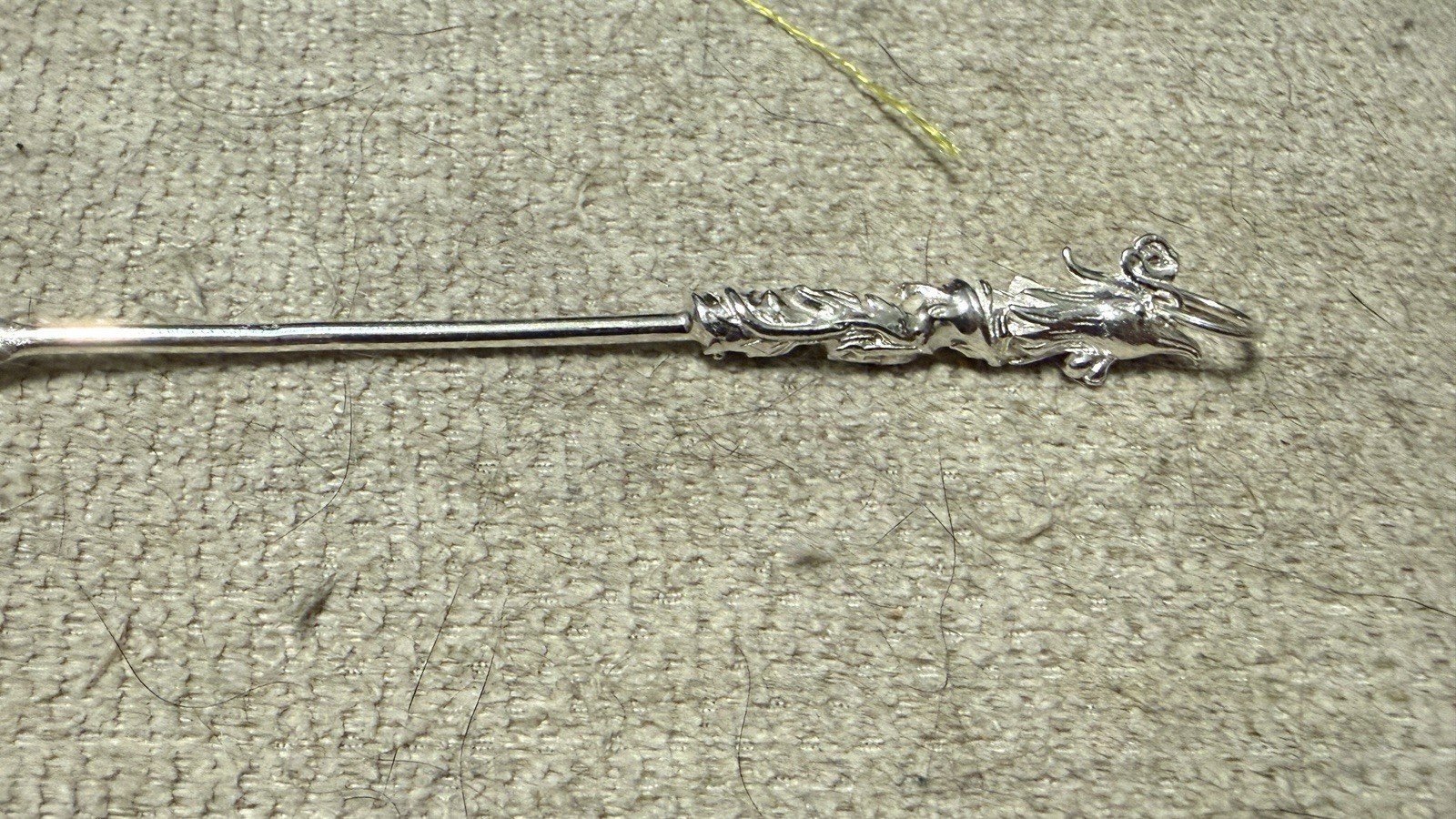 Pure .990 Sterling Silver Phoenix Spoon Pendant (Ear Pick)