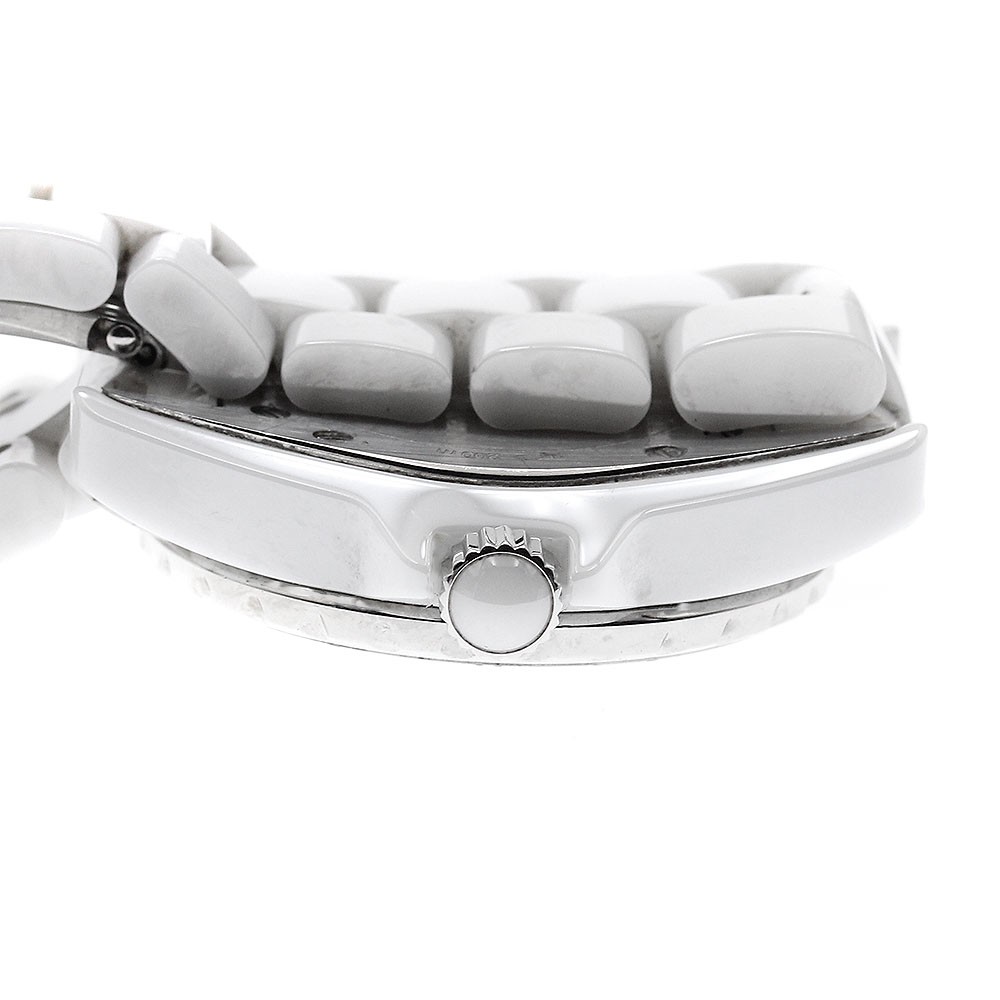 CHANEL J12 H1628 White ceramic 12P diamond white Dial Quartz Ladies Watch_938979