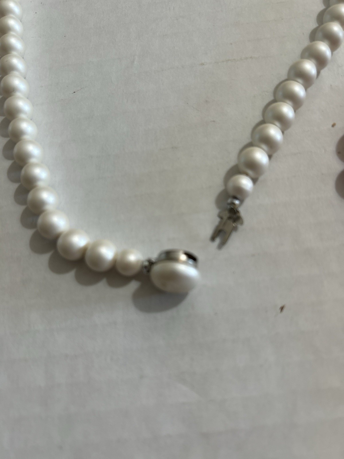 Vintage Lot 3 Beaded Necklaces Faux Pearl Red White Costume Jewelry